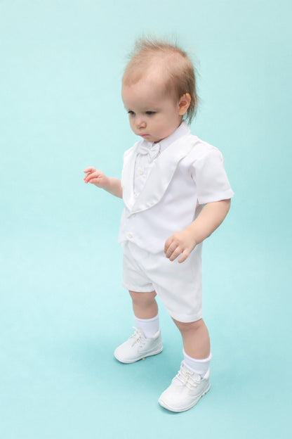 10%OFF Traje tradicional 3 piezas solapa satín