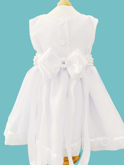 OFERTA SOLO TIENDA LINEA Set de Vestido 3 piezas desmangado + cinturón + calzoncito. Colección palo rosa Estilo 1