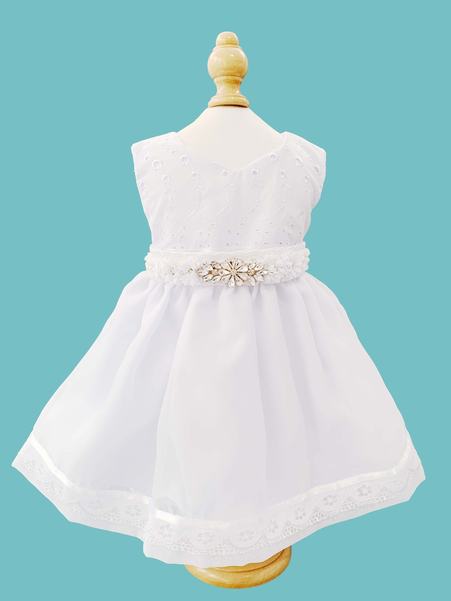 OFERTA SOLO TIENDA LINEA Set de Vestido 3 piezas desmangado + cinturón + calzoncito. Colección palo rosa Estilo 1