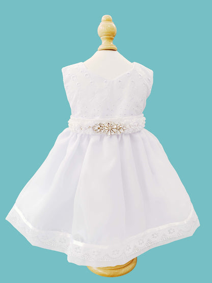 OFERTA SOLO TIENDA LINEA Set de Vestido 3 piezas desmangado + cinturón + calzoncito. Colección palo rosa Estilo 1