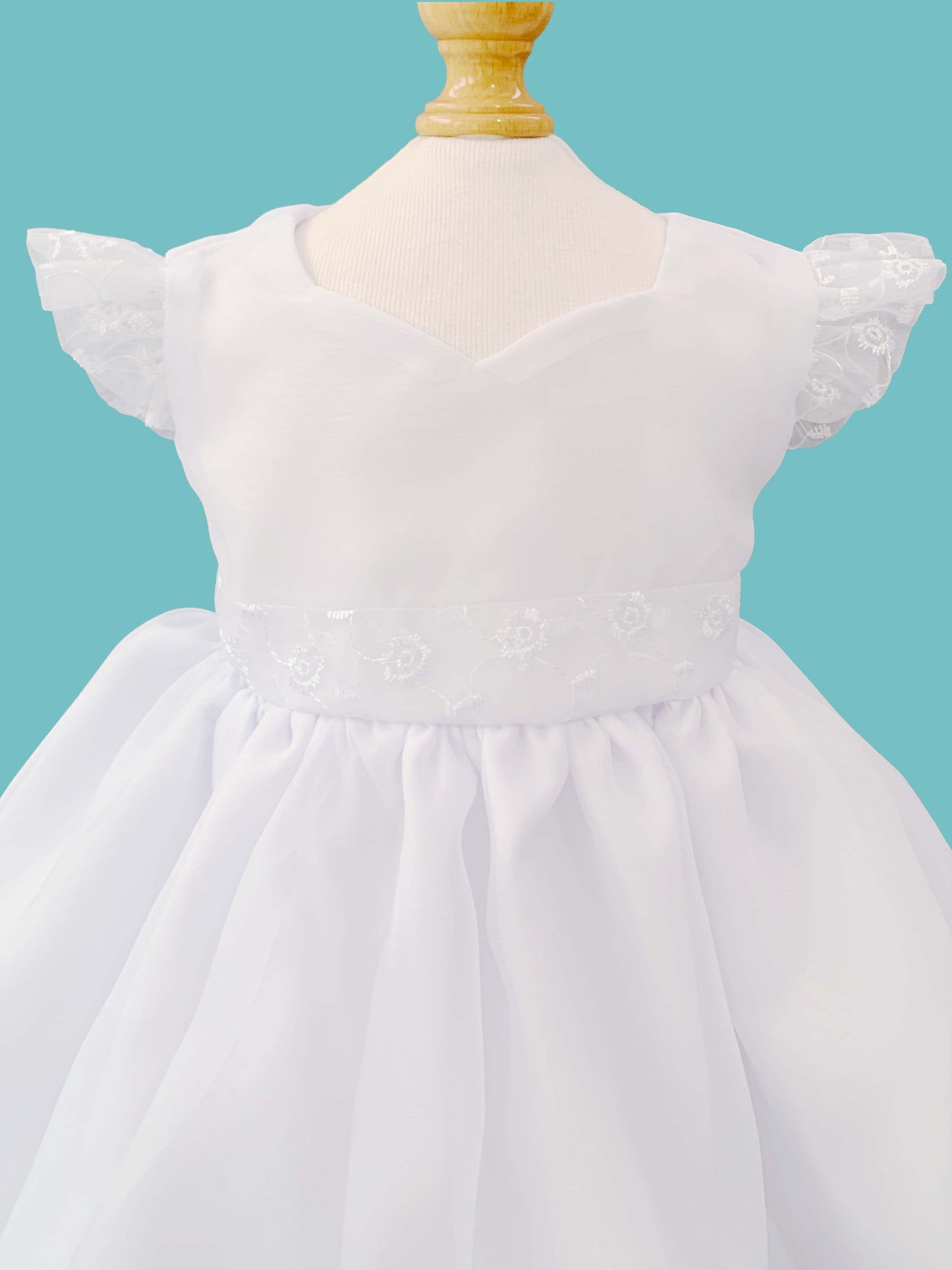 Vestido con media manga