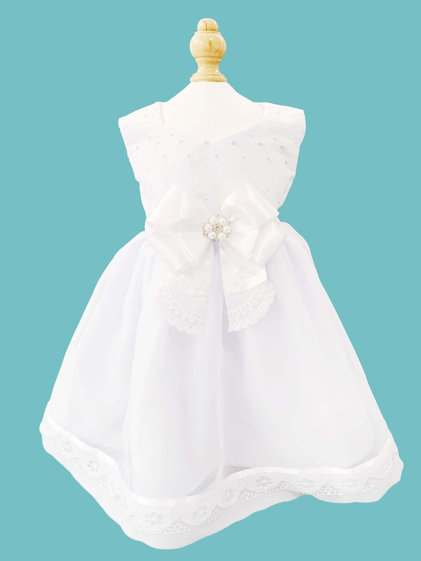 OFERTA SOLO TIENDA LINEA Vestido con lazo de encaje
