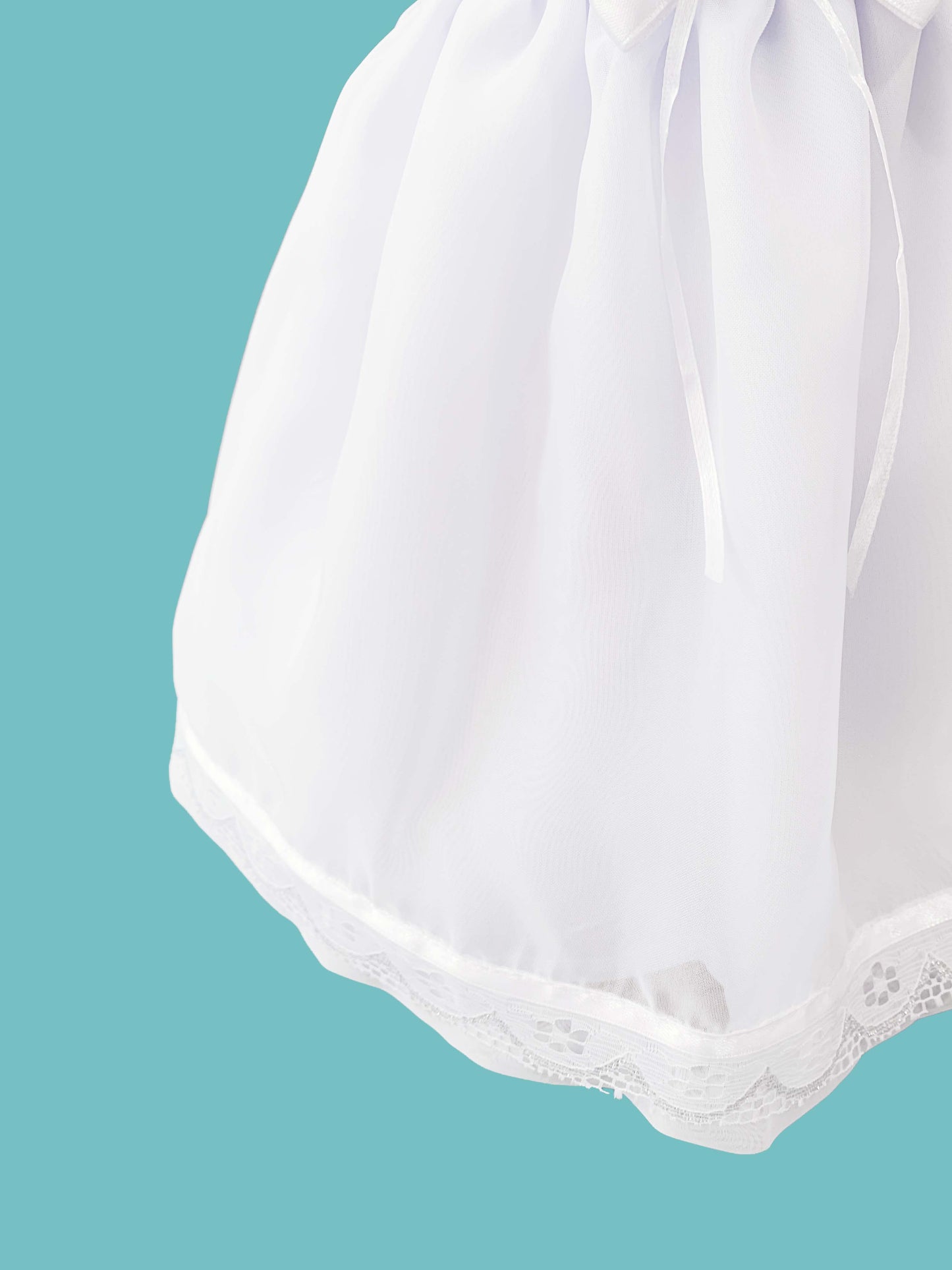 Vestido desmangado con librete