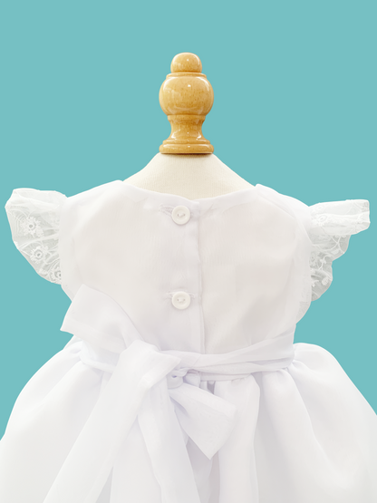 Vestido labrado corte de princesa