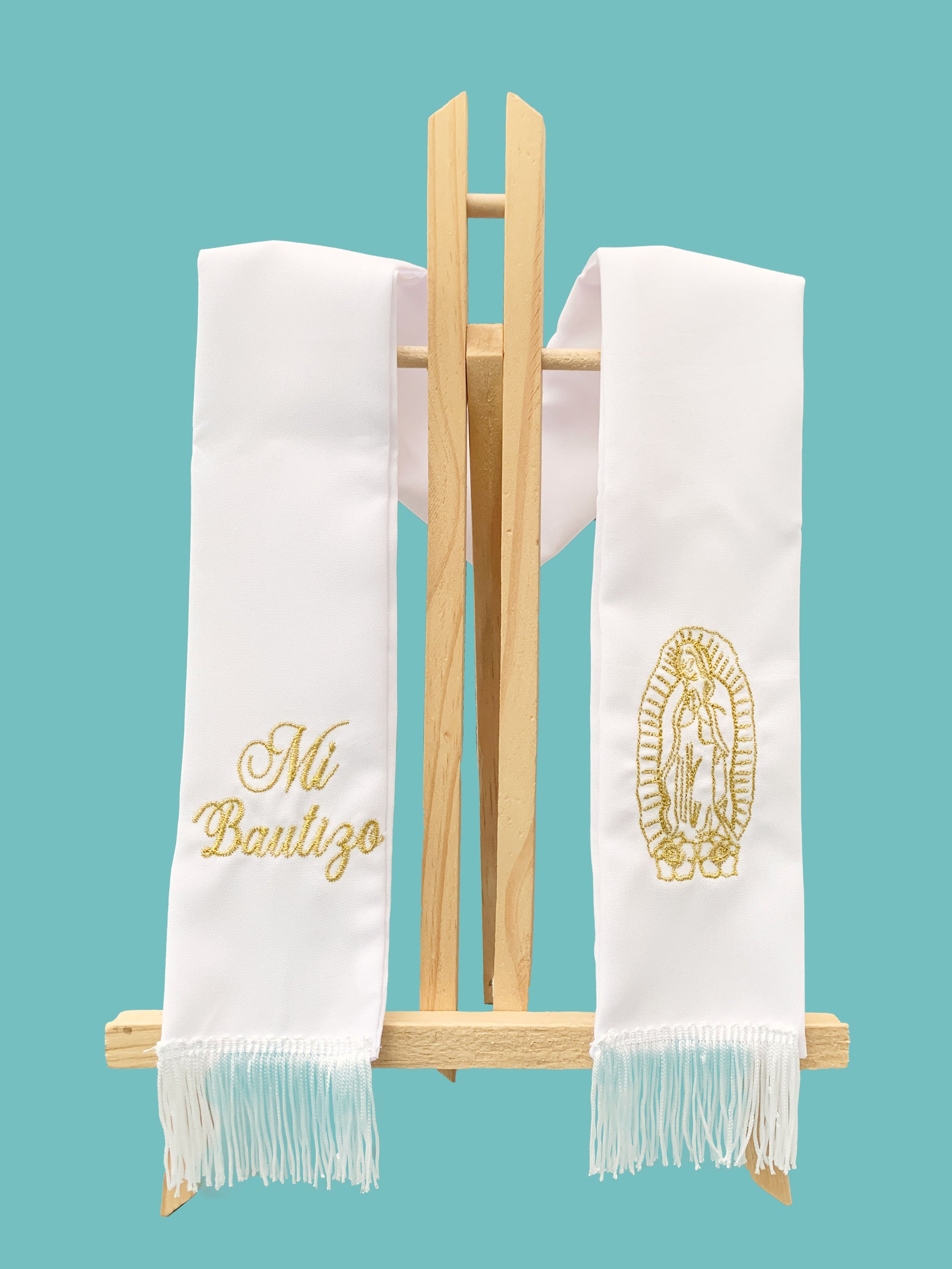 20%OFF Estola Virgencita de Guadalupe dorado o plateado